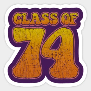 Class of 1974 Sticker